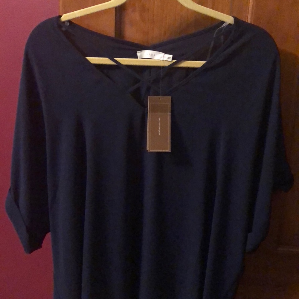 Navy, New top